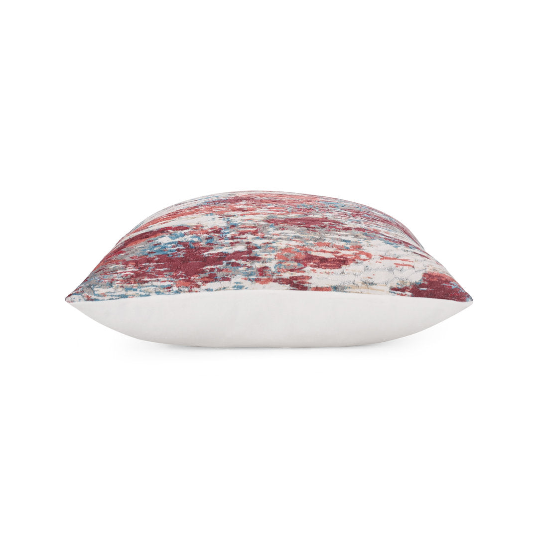 Jordana Square Pillow Cover & Insert Le Pouf Color: Claret