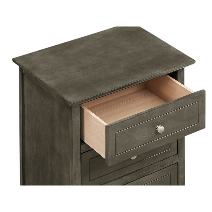 Emjay 3 - Drawer Nightstand Glory Furniture Color: Gray