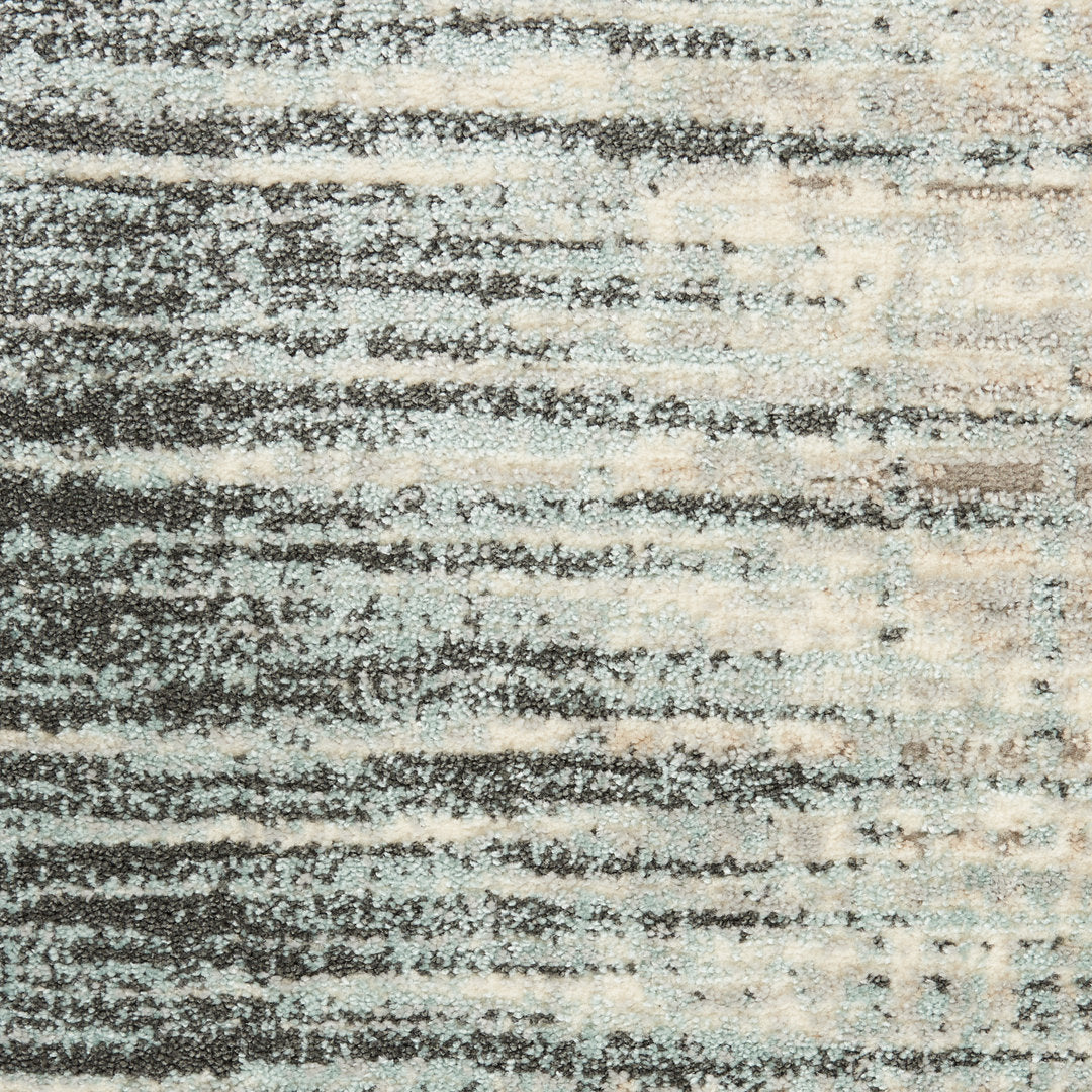 Kylan Abstract Teal/Gray/Beige Area Rug Steelside™ Rug Size: Rectangle 5'3" x 7'3"