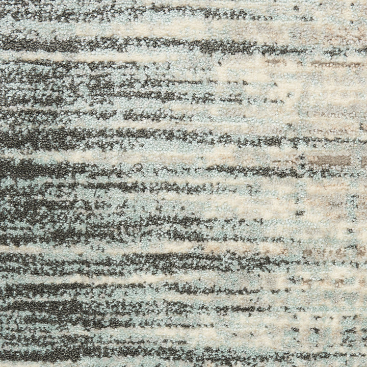 Kylan Abstract Teal/Gray/Beige Area Rug Steelside™ Rug Size: Rectangle 5'3" x 7'3"