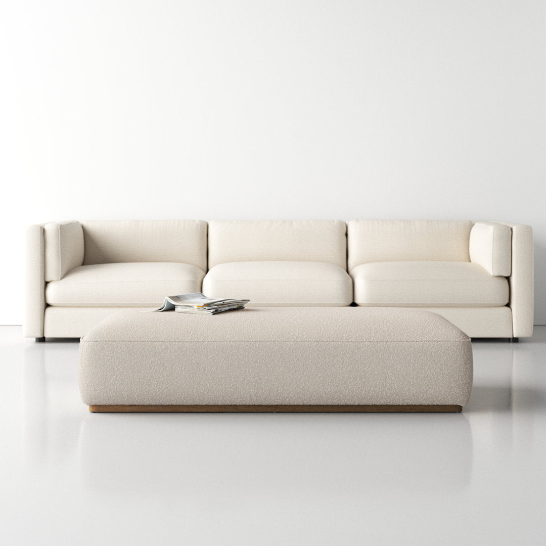 Kashida 65.5" Wide Rectangle Ottoman AllModern