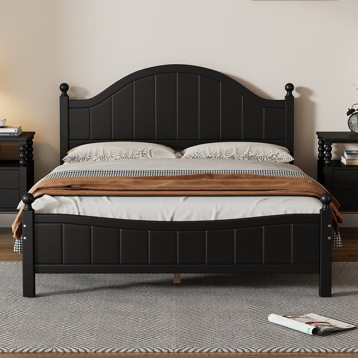Jaunna Platform Bed Winston Porter Color: Black Size: Queen