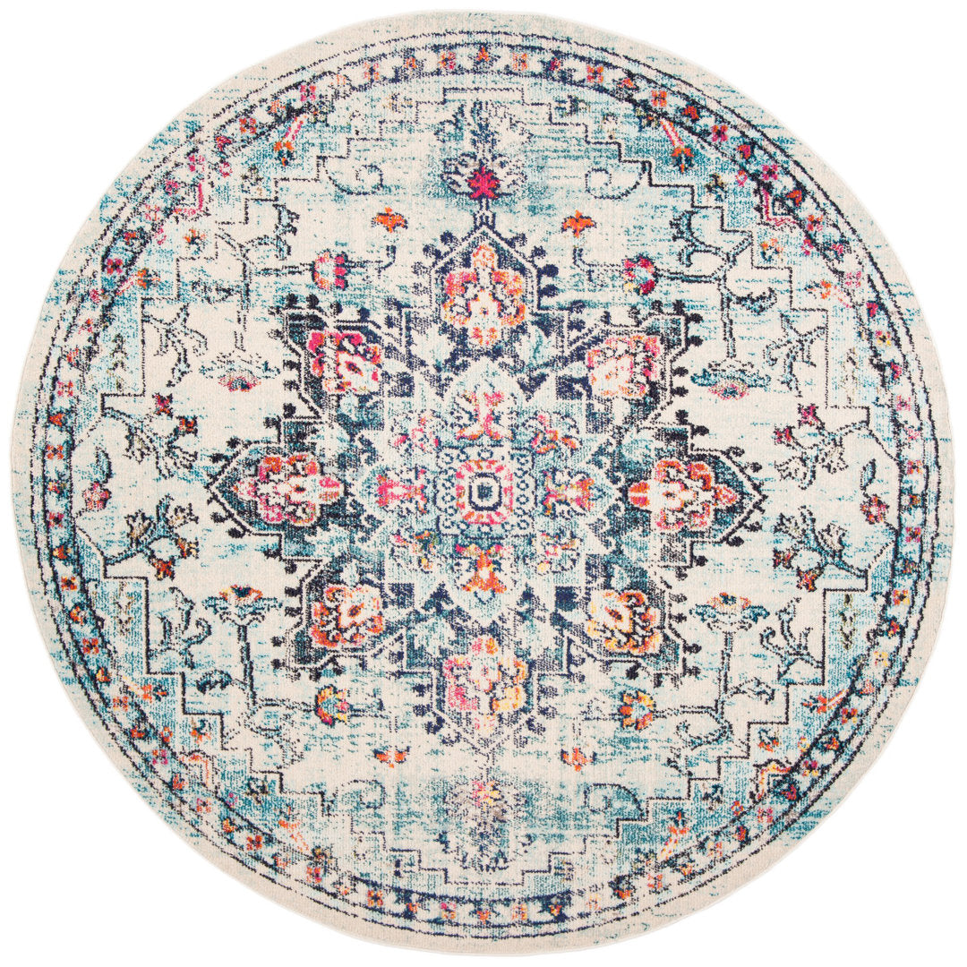 Felty Oriental Area Rug Langley Street® Rug Size: Round 11'