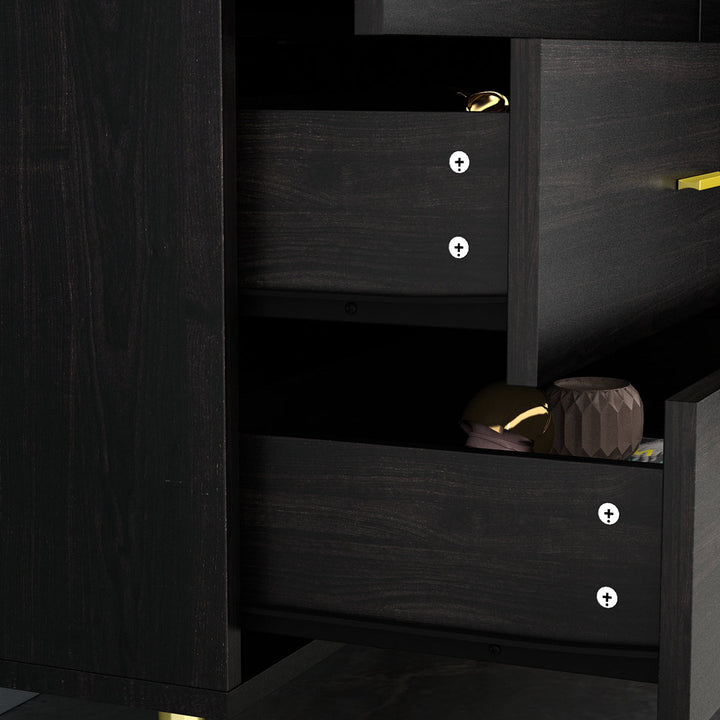 Hoschton 6 Drawer 47.2'' W Double Dresser Willa Arlo™ Interiors Color: Espresso