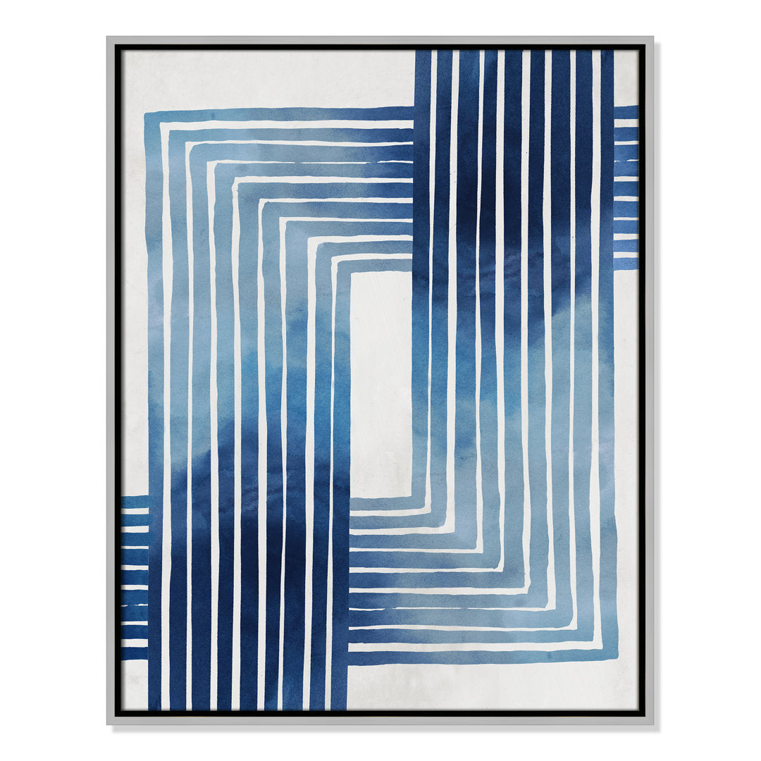 In Unison by Eva Watts - Painting Print Joss & Main Size: 29.5" H x 23.5" W x 2" D Format: Silver Framed Canvas