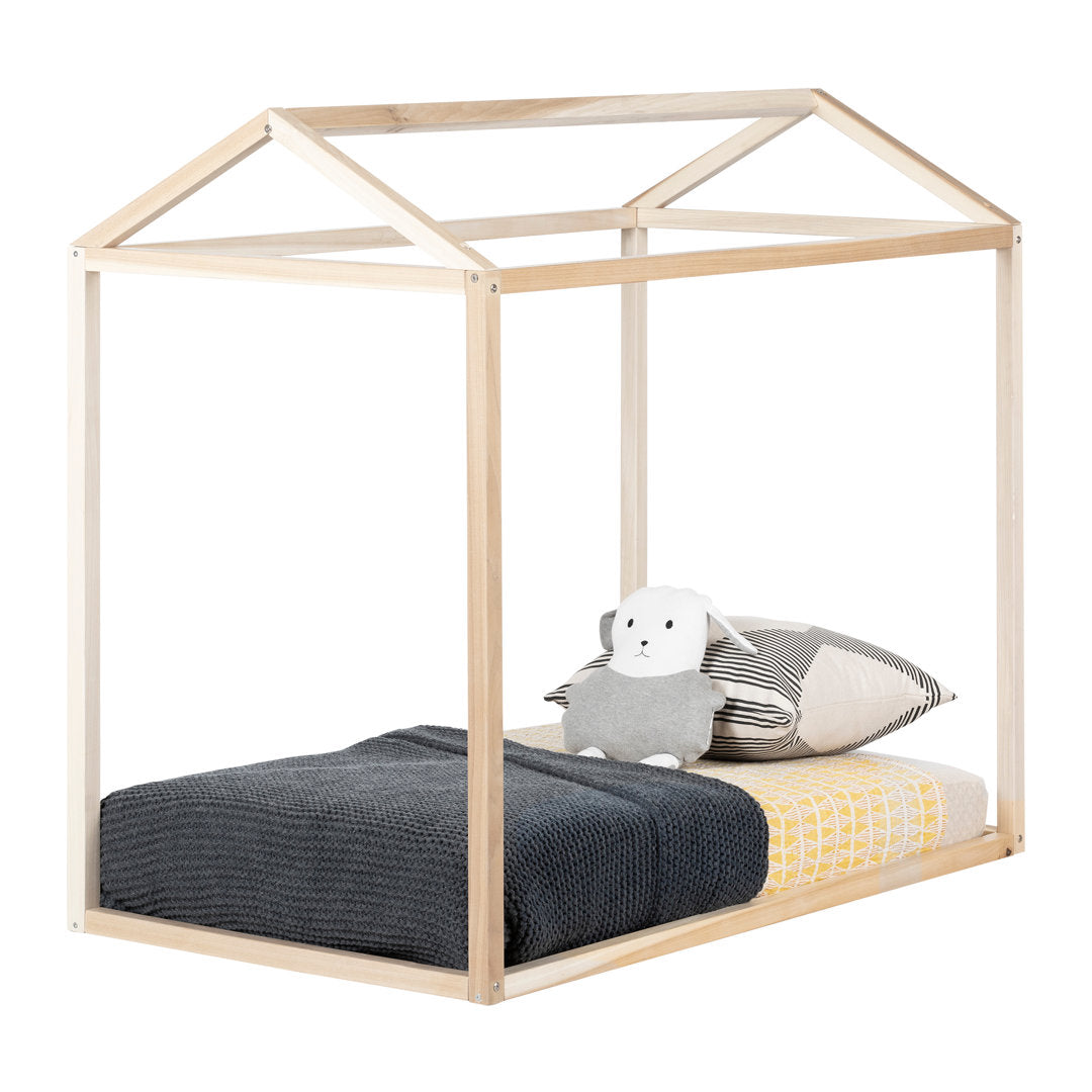 Sweedi Toddler Bed South Shore Bed Frame Color: Natural Poplar