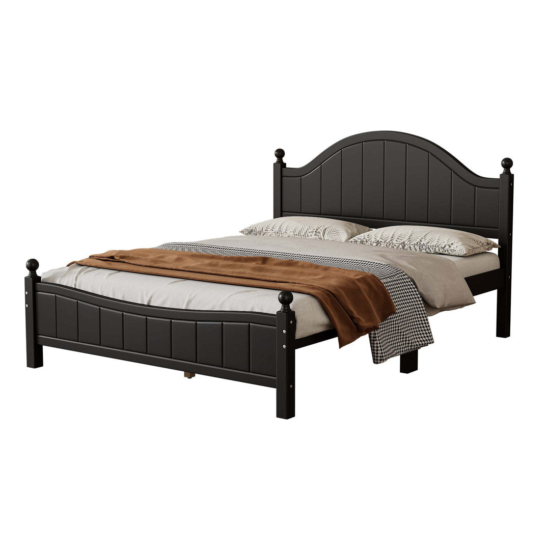 Jaunna Platform Bed Winston Porter Color: Black Size: Queen