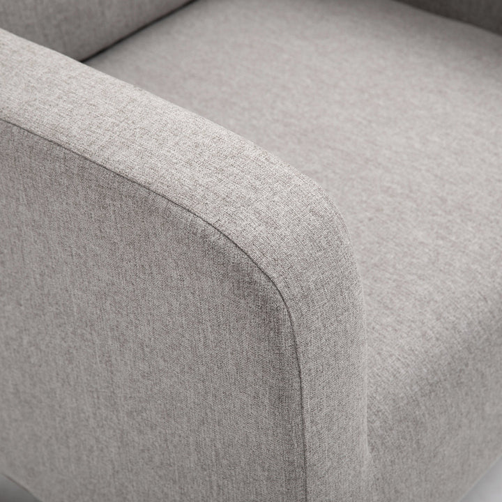 Atze Rocking Chair Latitude Run® Fabric: Gray