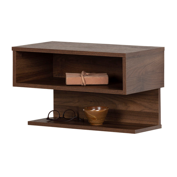 Sazena Nightstand South Shore Color: Natural Walnut