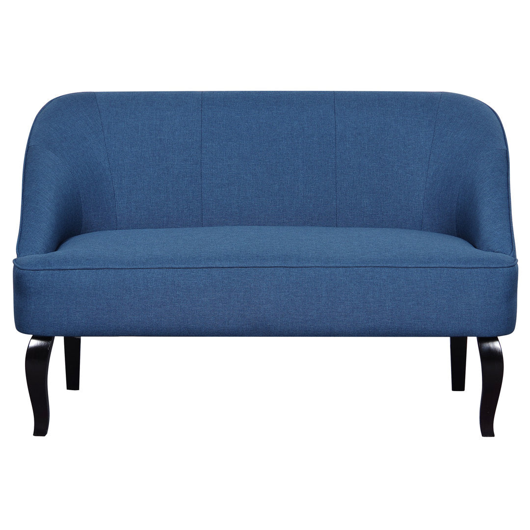 Calabe 49.2" Linen Charles of London Loveseat Mercer41 Fabric: Blue Linen