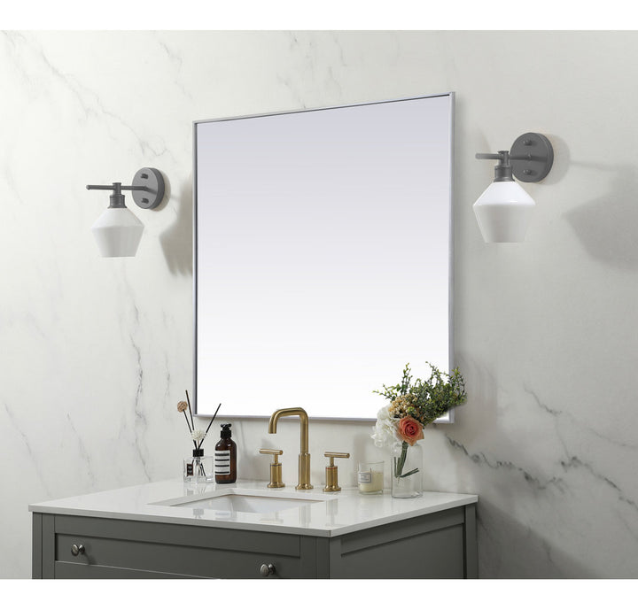 Valparaiso Accent Mirror Wade Logan® Size: 48"  x 48"  Finish: Silver