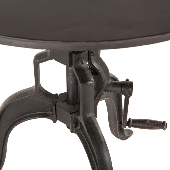 Hackett Adjustable Metal End Table Williston Forge
