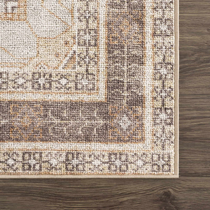 Albar Moroccan Machine Washable Brown Area Rug Foundry Select Rug Size: Rectangle 2'7" x 4'