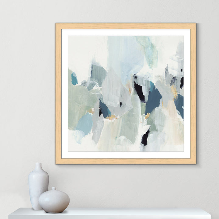 Little Talks II by Isabelle Z - Picture Frame Print on Canvas Casa Fine Arts Size: 37.5" H x 37.5" W x 1.25" D Format: Natural Picture Framed Paper