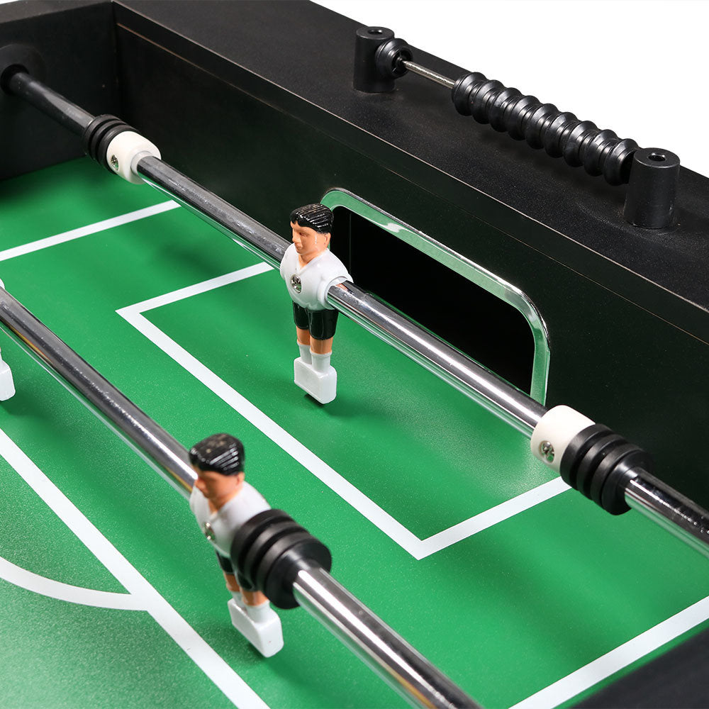 Agosto 55'' 2-Player Indoor Foosball Table with 2 Drink Holders, Black Wade Logan®