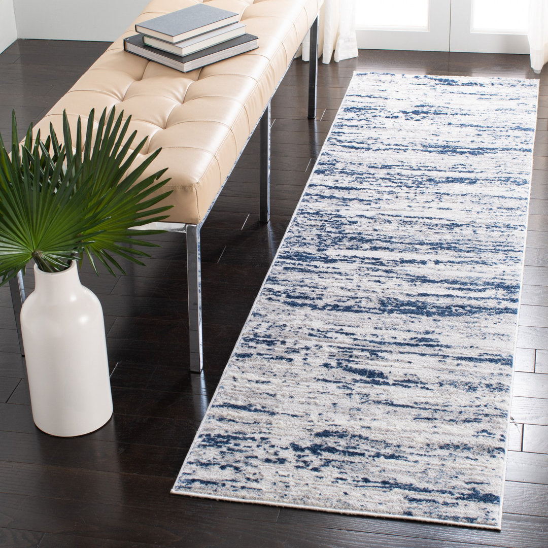 Greely 700 Performance Abstract Rug Highland Dunes Rug Size: Runner 2'2" X 18'