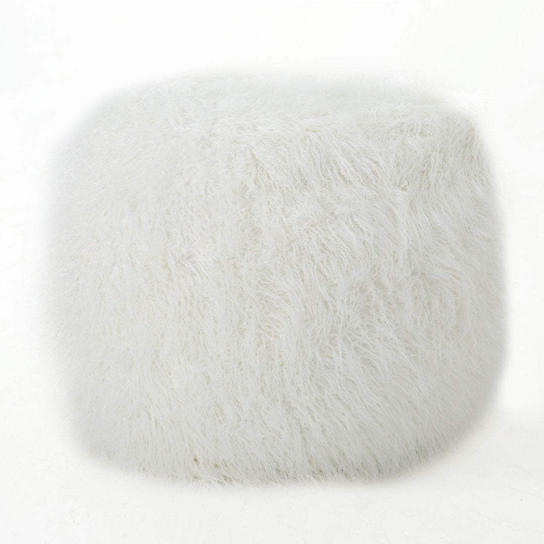 Large Classic Bean Bag Mercer41 Fabric: White Polyester