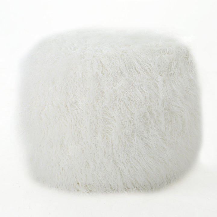 Large Classic Bean Bag Mercer41 Fabric: White Polyester