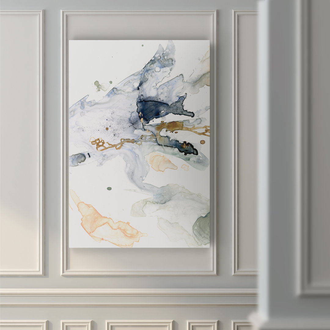 Organic Interlace II - Painting Print on Canvas Etta Avenue™ Size: 12" H x 8" W x 1" D Format: Wrapped Canvas