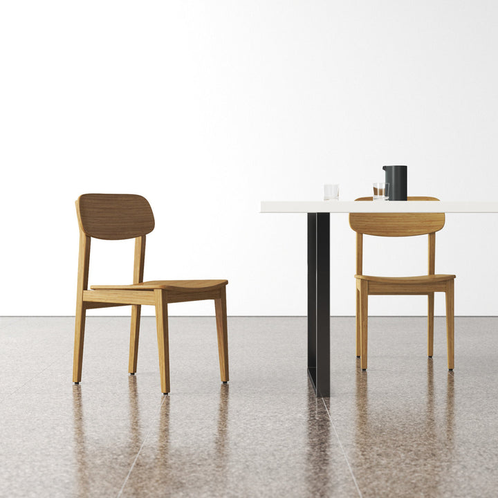 Lacey Solid Wood Side Chair (Set of 2) AllModern Color: Caramelized