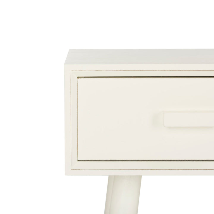 Brycon 41.8" Console Table George Oliver Color: Distressed White
