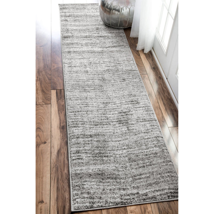 Artimas Abstract Transitional Performance Gray Rug Ebern Designs Rug Size: Runner 2'6" x 14'