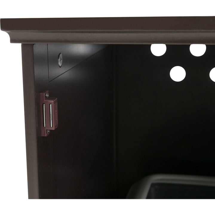 TRIXIE Small Cat Litter Box Enclosure Hide Litter Indoor Cat Home Cat Furniture Accent Table TRIXIE Color: Brown