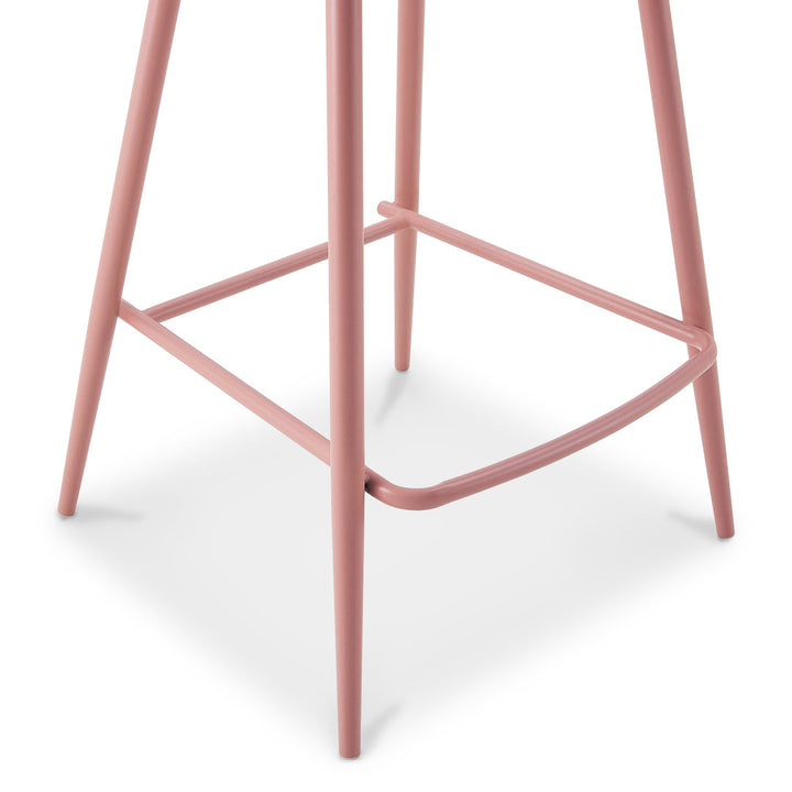 Sylvester 26'' Counter Stool AllModern Color: Blush Pink