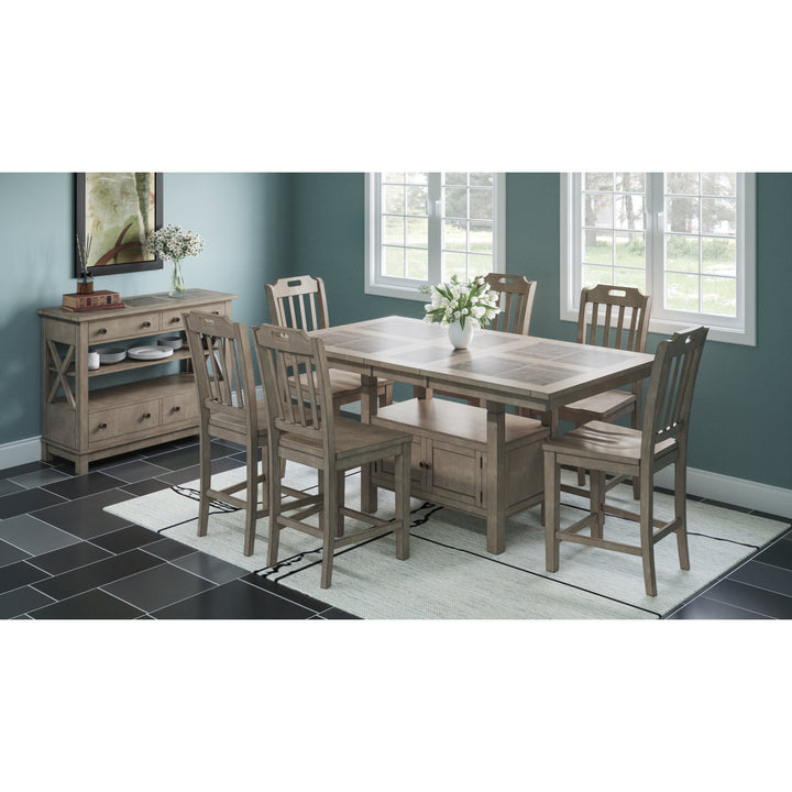 Sirmans Counter Height Extendable Dining Table Laurel Foundry Modern Farmhouse®