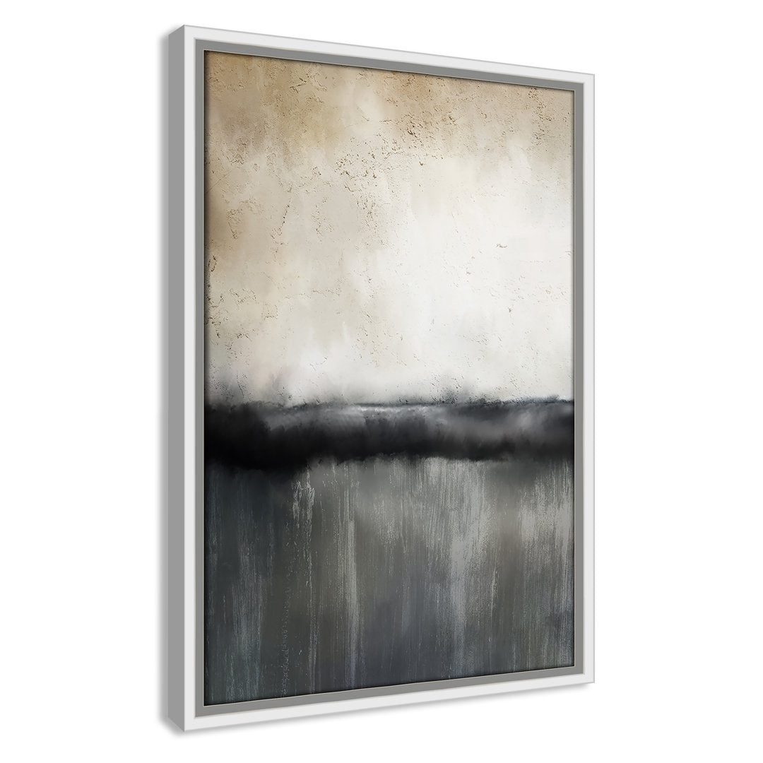 Sunset by Kimberly Allen Print Joss & Main Size: 19.5" H x 13.5" W x 2" D Format: White Framed Canvas