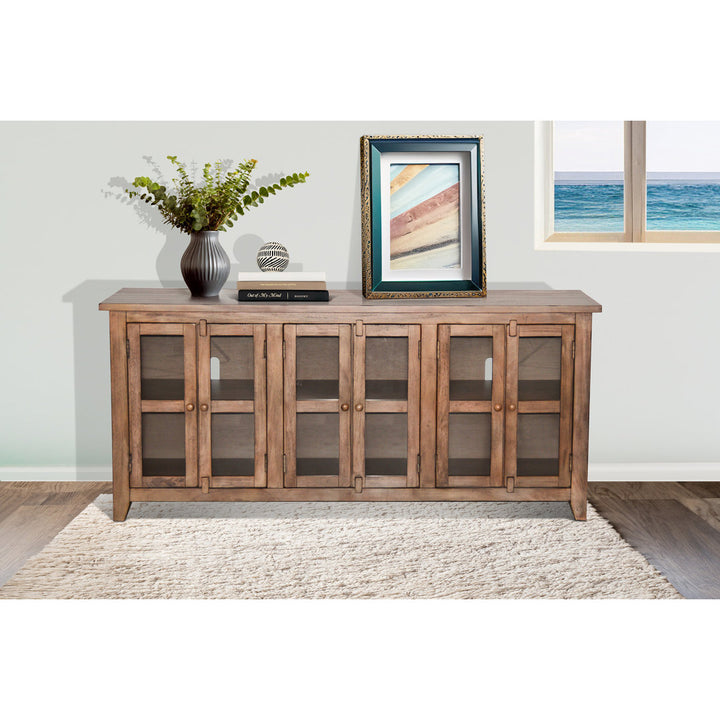 Shweta TV Stand for TVs up to 78" Beachcrest Home™ Color: Buckskin
