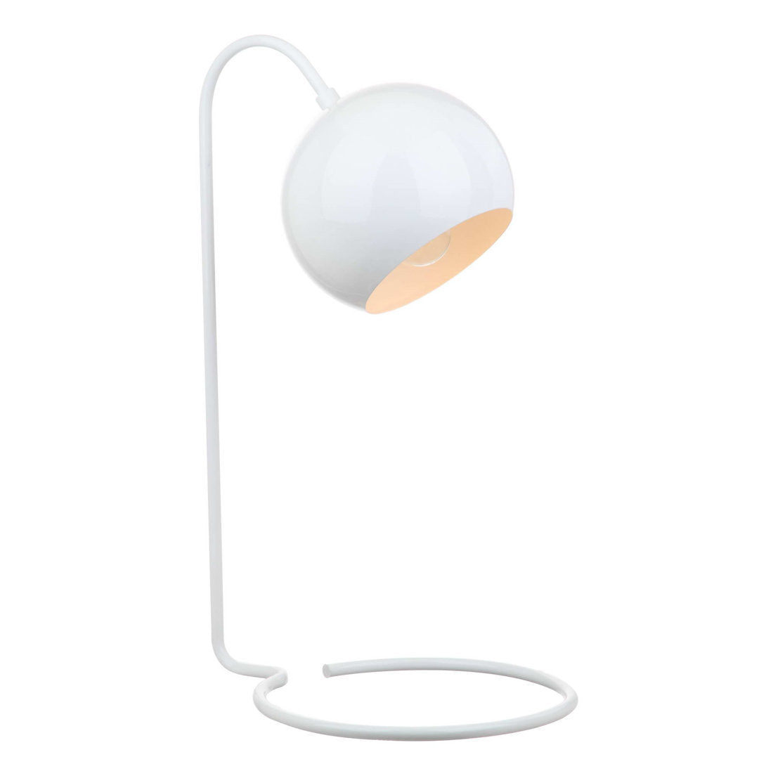 Rehaan 22" Desk Lamp George Oliver Finish: White Wash
