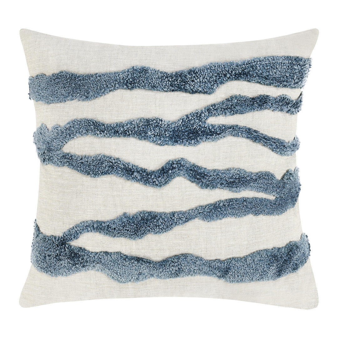Passage Abstract Linen Throw Pillow Villa by Classic Home