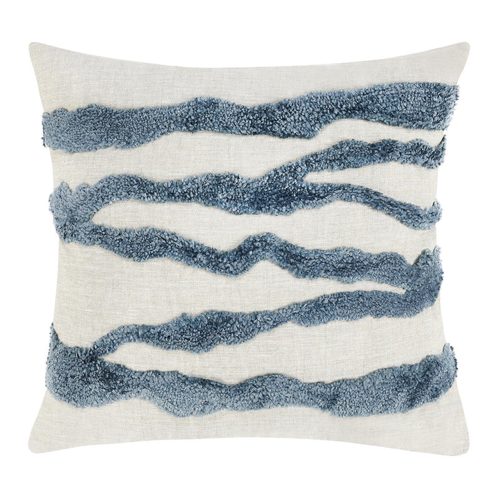 Passage Abstract Linen Throw Pillow Villa by Classic Home