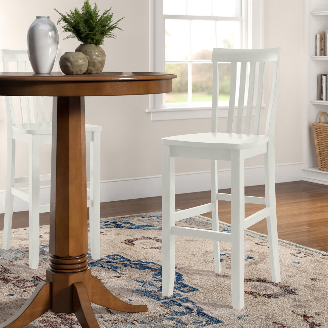 Diamondback Counter and Bar Stool (Set of 2) Three Posts™ Color: White Seat Height: Counter Stool (24" Seat Height)