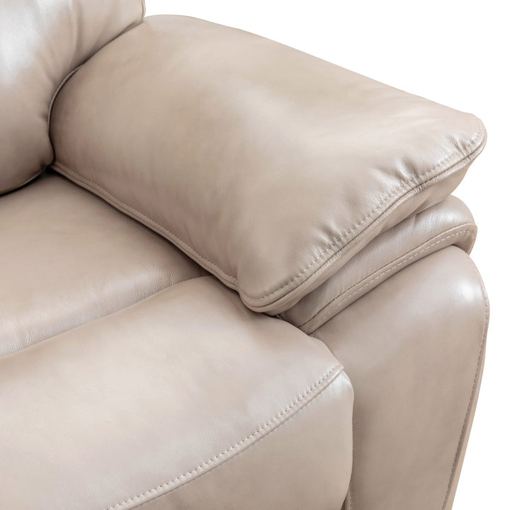 Stonebrook Genuine Leather Left Hand Facing Reclining Corner Sectional Wildon Home®