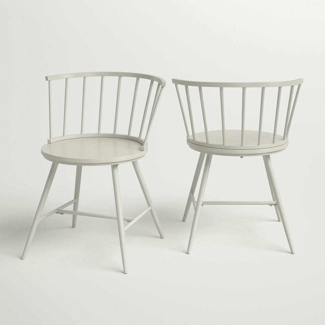 Johanna Metal Side Chair (Set of 2) Laurel Foundry Modern Farmhouse® Color: Silver Birch
