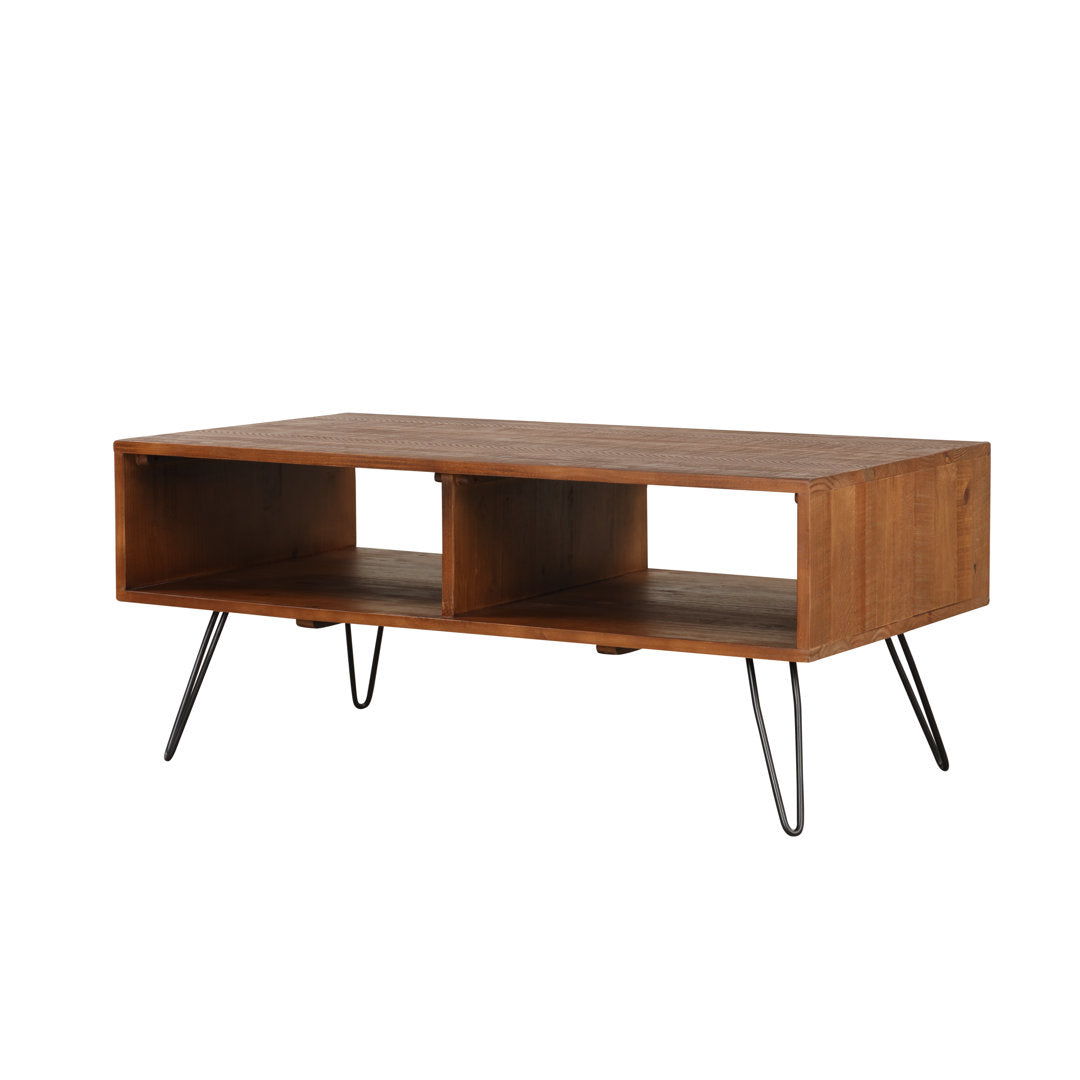 Jorgenson 4 Legs Coffee Table with Storage Trent Austin Design®