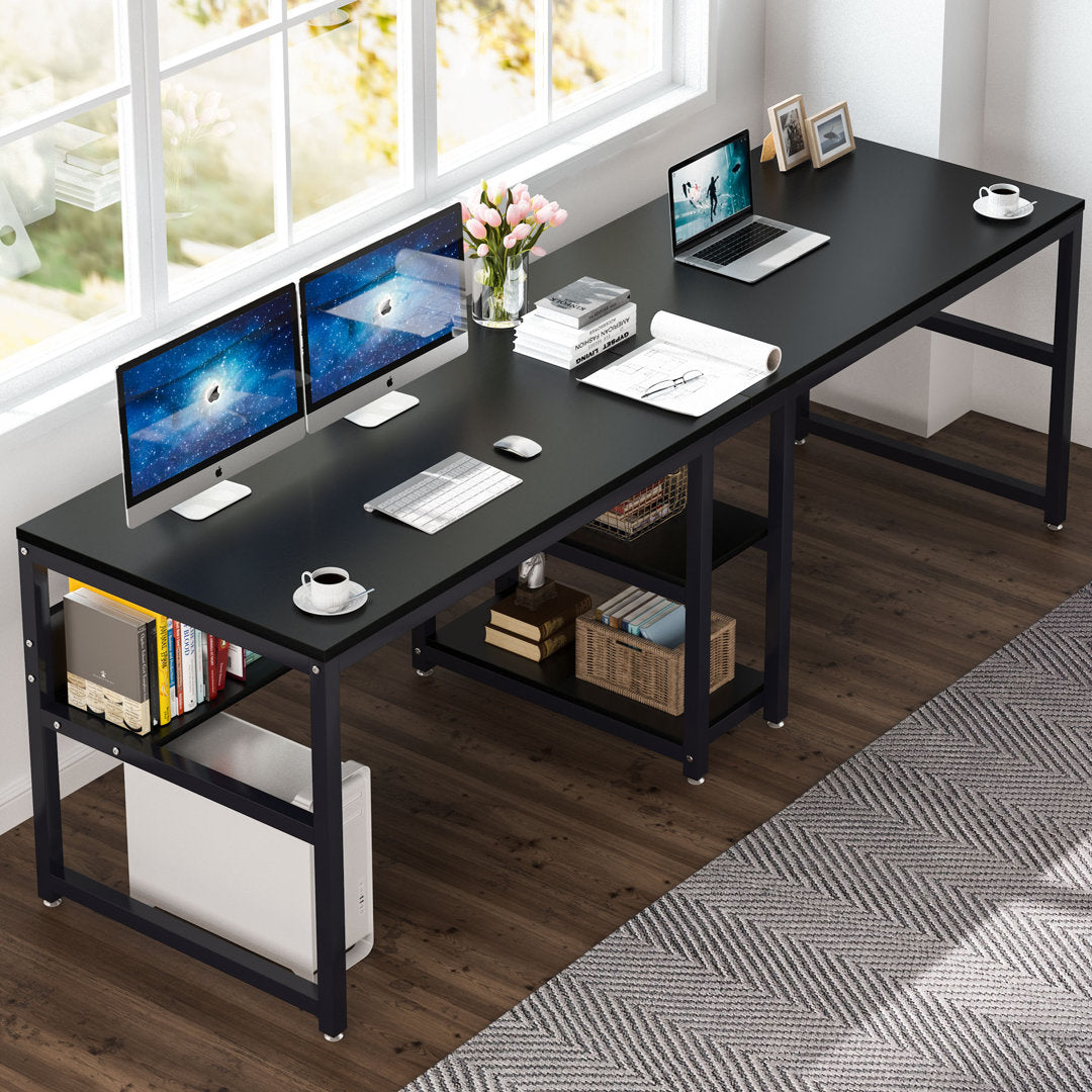 Rigueiro Desk 17 Stories Color (Top/Frame): Black
