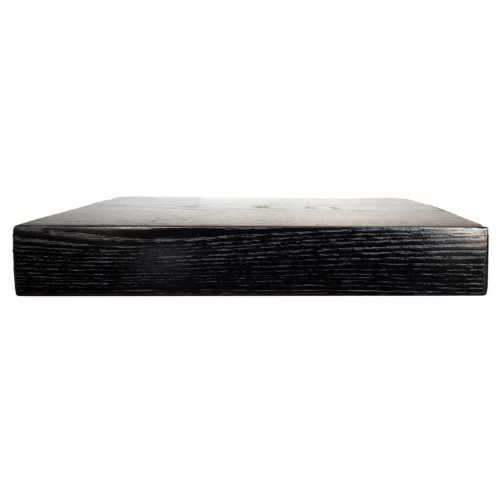Rayne Floating Shelves Latitude Run® Size: 3" H x 29" W x 4" D Finish: Black