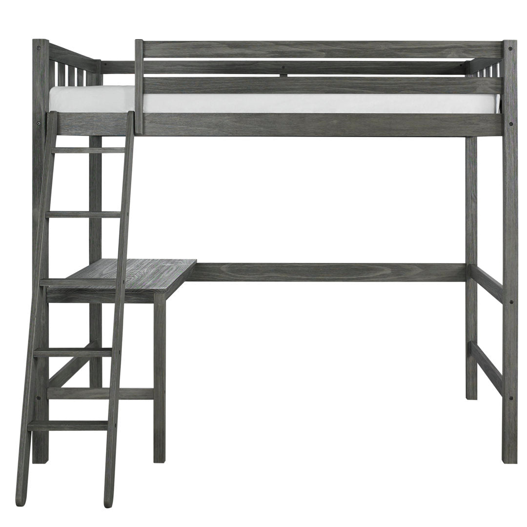 Lynn Twin Panel Loft Bed with Built-in-Desk by Greyleigh? Baby & Kids Greyleigh™ Baby & Kids