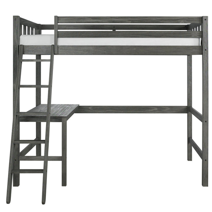 Lynn Twin Panel Loft Bed with Built-in-Desk by Greyleigh? Baby & Kids Greyleigh™ Baby & Kids