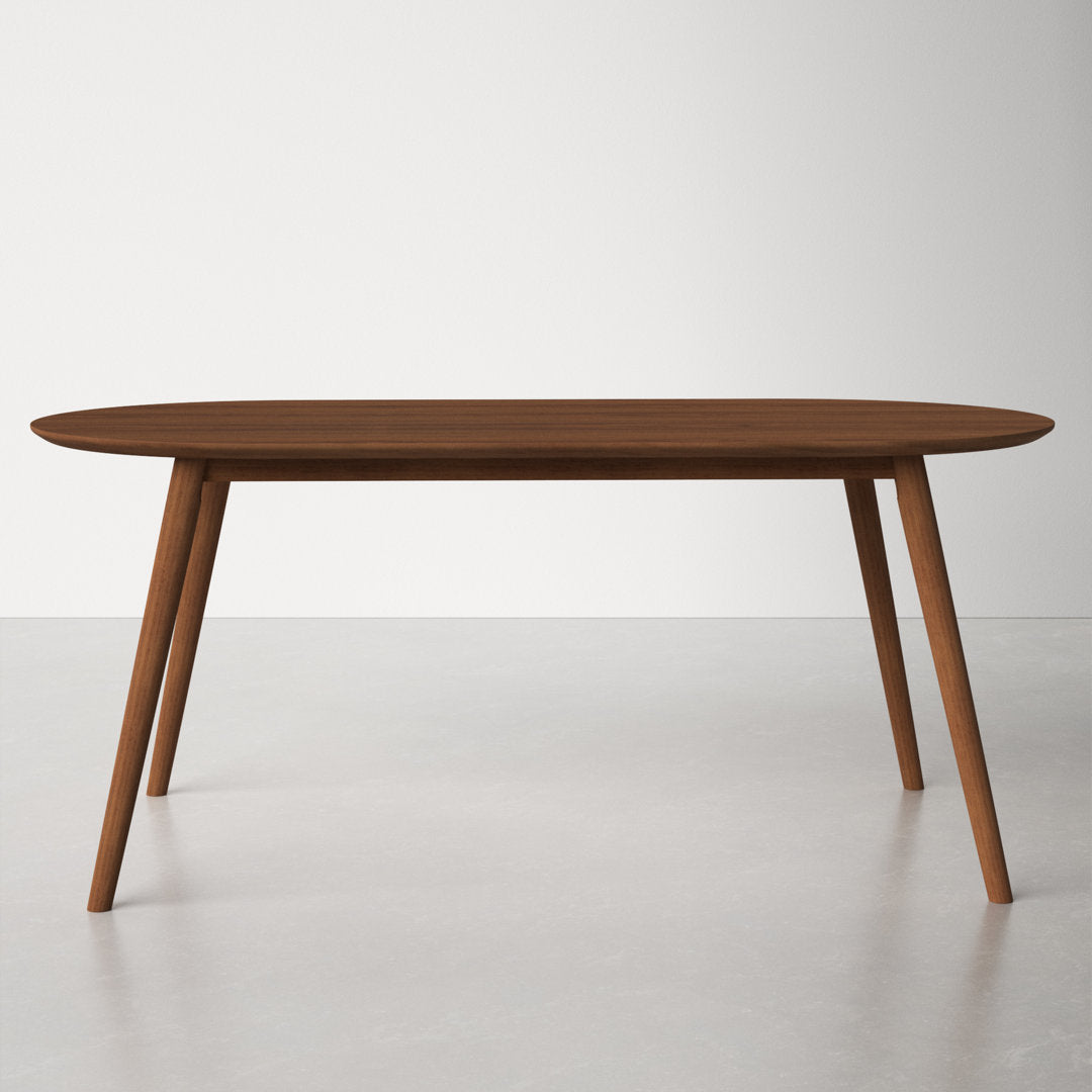 Bray 35" Solid Oak Dining Table AllModern Color: Walnut