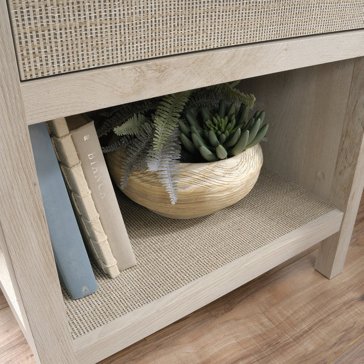 Tisdall 1 - Drawer Nightstand in Chalked Chestnut Rosecliff Heights Color: Chalked Chestnut