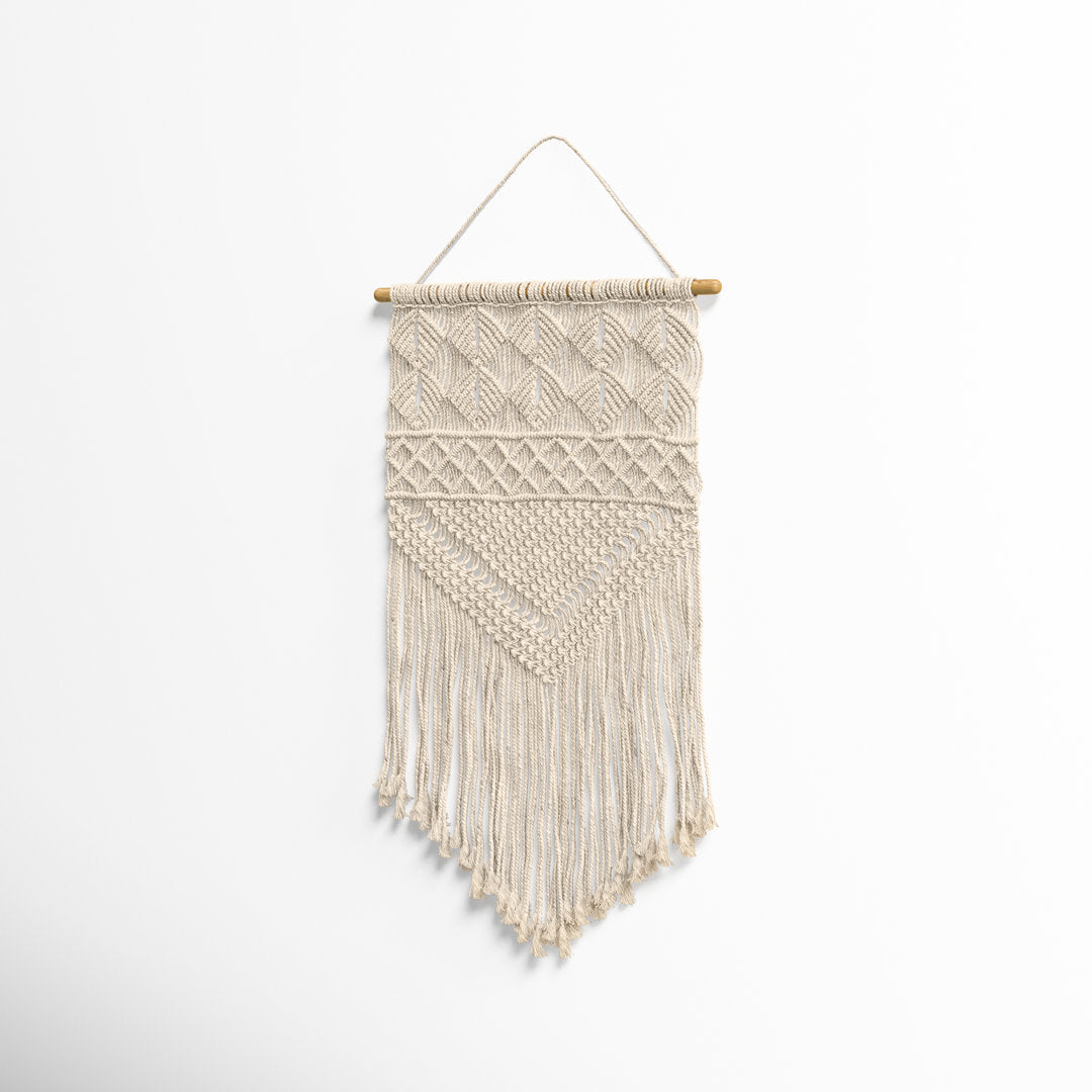 Cotton Transitional Wall Hanging Joss & Main Size: 31" H x 15" W