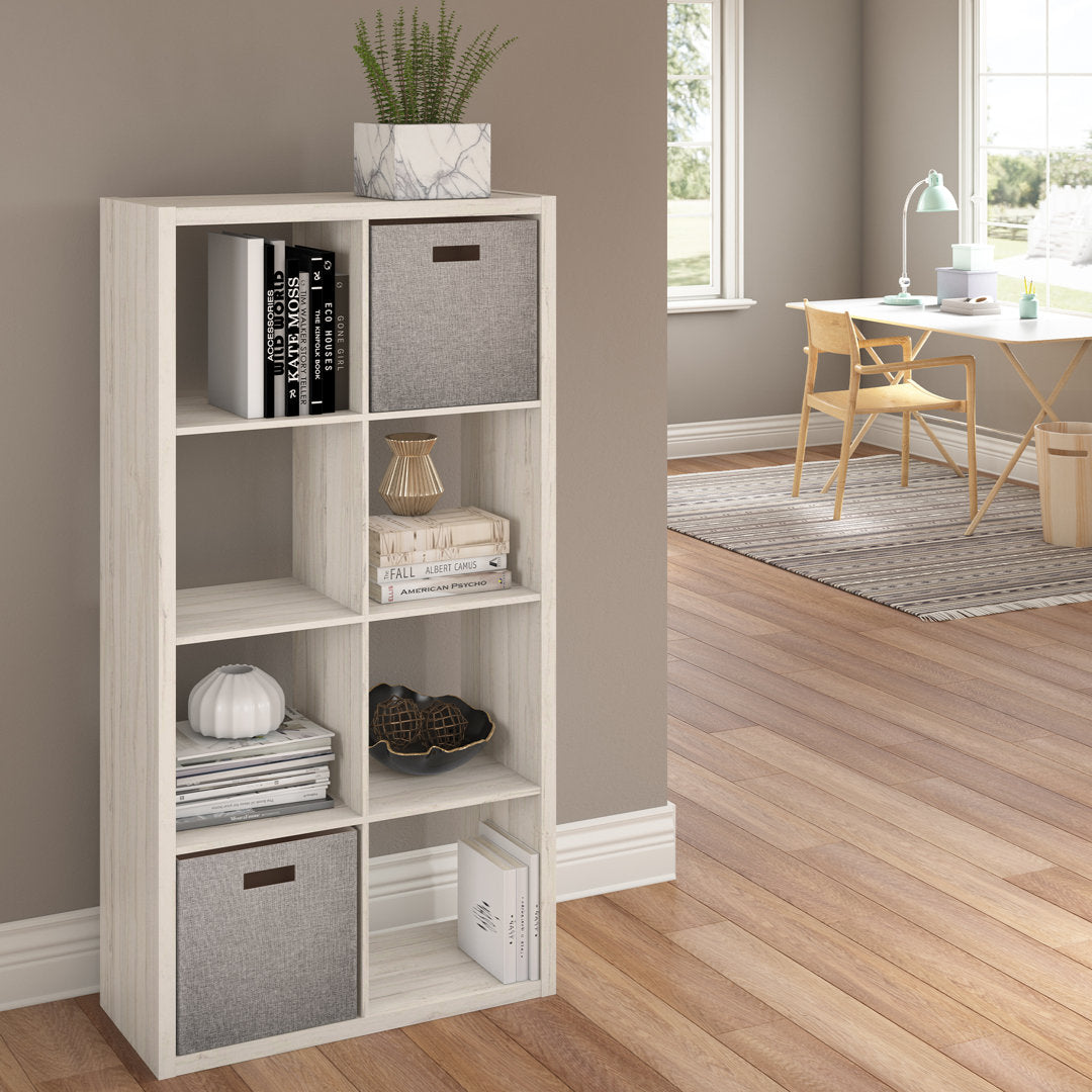 29.87'' H x 57.95'' W Cube Bookcase ClosetMaid Color: Bleached Walnut