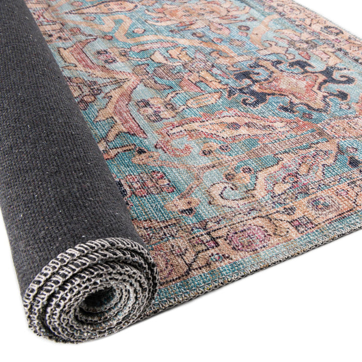 Enger Blue Area Rug Mistana™ Rug Size: Rectangle 7'3" x 10'