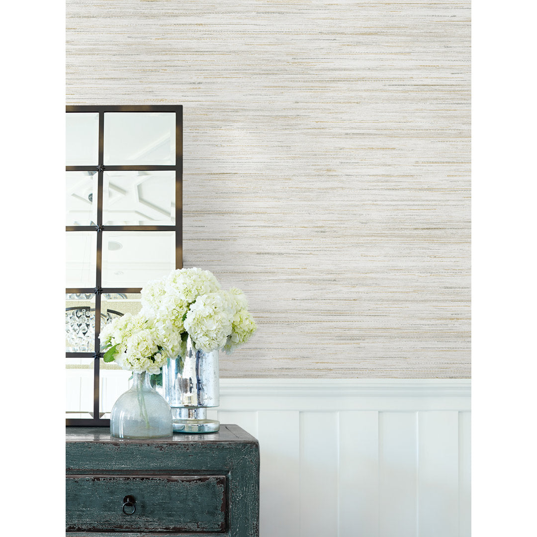 Arnod 27' L x 27" W 3D Embossed Wallpaper Roll Wade Logan® Color: Butter Cream