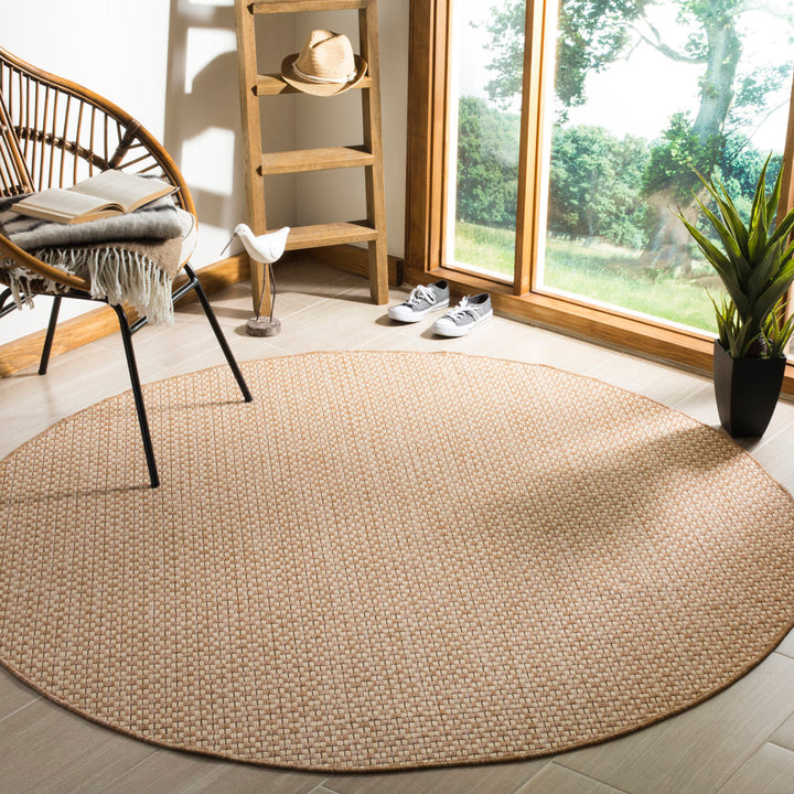 Kaylah Performance Geometric Rug Highland Dunes Rug Size: Round 5'3"