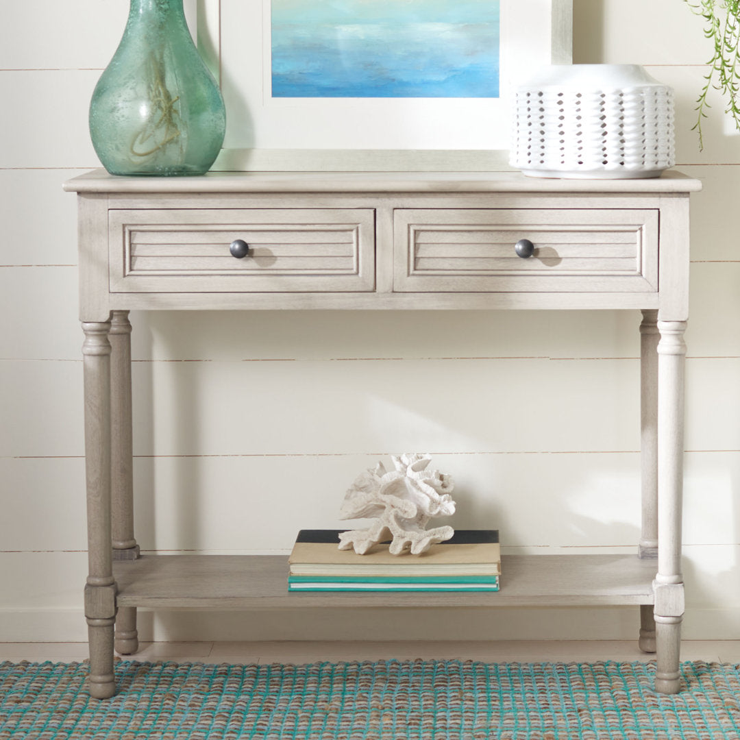 Amondre 36'' Console Table Highland Dunes Color: Greige